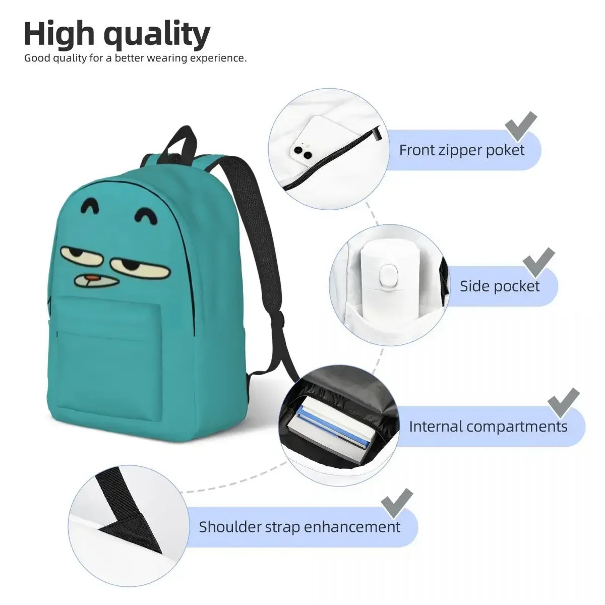 Gumball Character Backpack